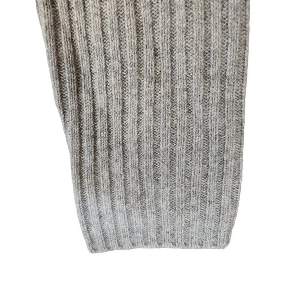 Halogen 100% Cashmere Cardigan Sweater Gray Open Front Rib-Knit Size XS - Picture 11 of 12